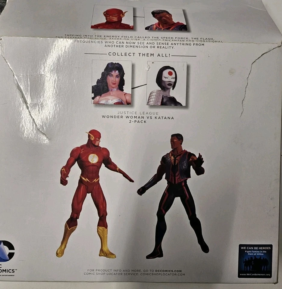 2013 Flash vs Vibe 7” Action Figure 2-Pack DC Collectibles =SEALED - Image 2 of 2