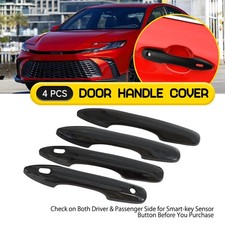 4Pcs For 2018-2025 Toyota Camry Gloss Black Car Exterior Door Handle Cover EPPE