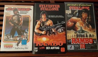 Rambo 1 3 Vhs