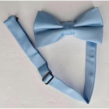 Tux Gear Men's Bow Tie Formal Wedding Light Baby Blue NEW