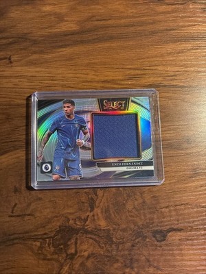 2023-24 Select FIFA Enzo Fernandez Jumbo Swatch Prizm Argentina Chelsea