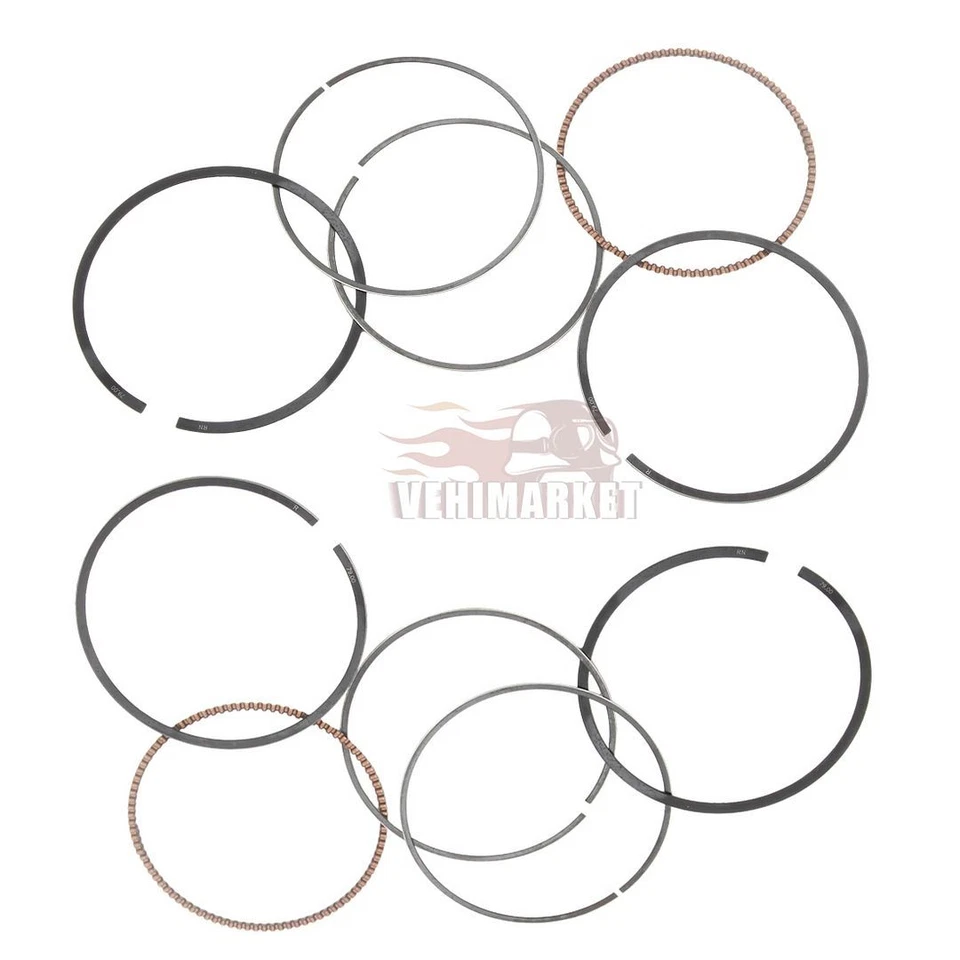 2x Segment de Piston Pour Honda XL650V Transalp 650 2000-2006 13011-MBA-305 - Photo 1/4