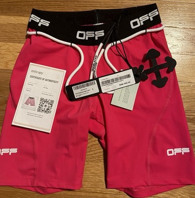 Off-White Active Cycling Shorts 'Fuchsia' Size Small -NWT-COA
