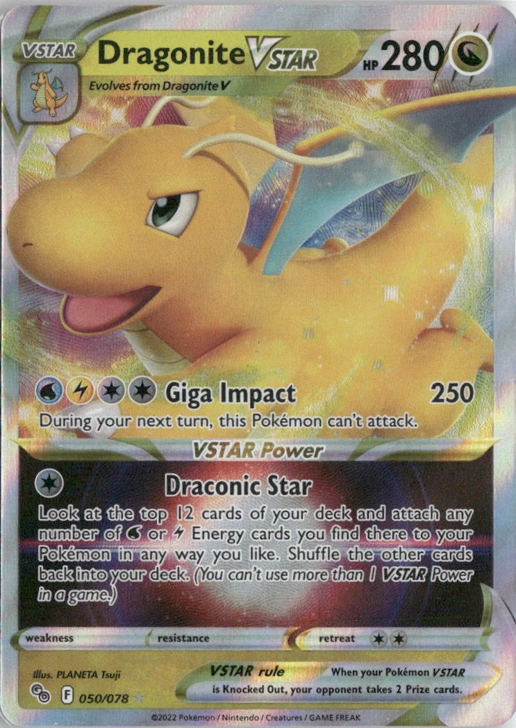 Dragonite VSTAR 050/078 Pokémon GO for sale | eBay
