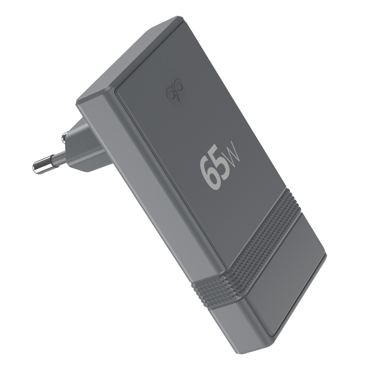 Chargeur GaN 65W ultra rapide Force Power double port L gris