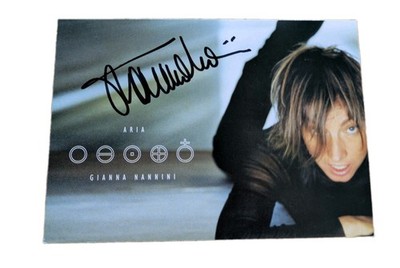 Original Autogramm - Handsignierte Autogrammkarte - Gianna Nannini - signed