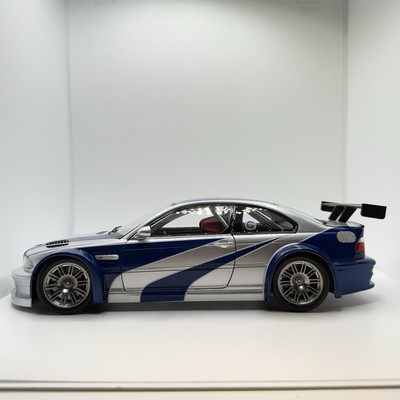 1:18 DCM BMW M3 GTR E46 2001 Need For Speed Metal w/1/87 Keychain