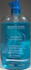 Bioderma Atoderm Shower Gel, Gentle Cleansing Gel for Body, Face, Hands, 33.8 oz