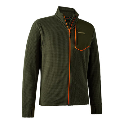 Deerhunter Herren Chamois Full-Zip Fleece Forest Green