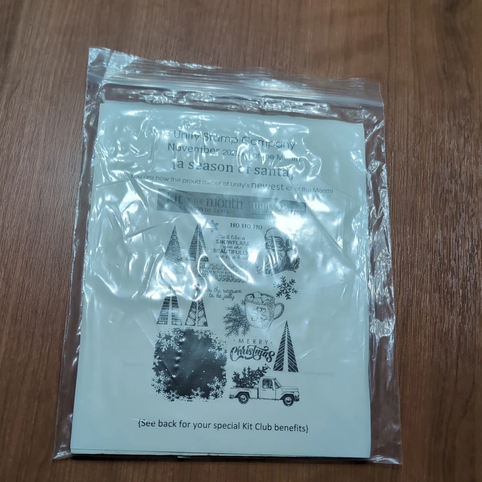 Unity Stamp Co. Noviembre 2022 Kit del Mes|Temporada de Santa|Navidad|Invierno Foto 2 de 4