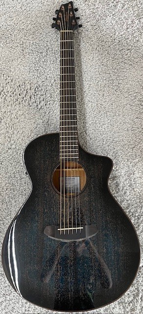 Концертная гитара Breedlove Rainforest Abyss CE из африканского красного дерева Акустическая и электрическая гитара 85490₽