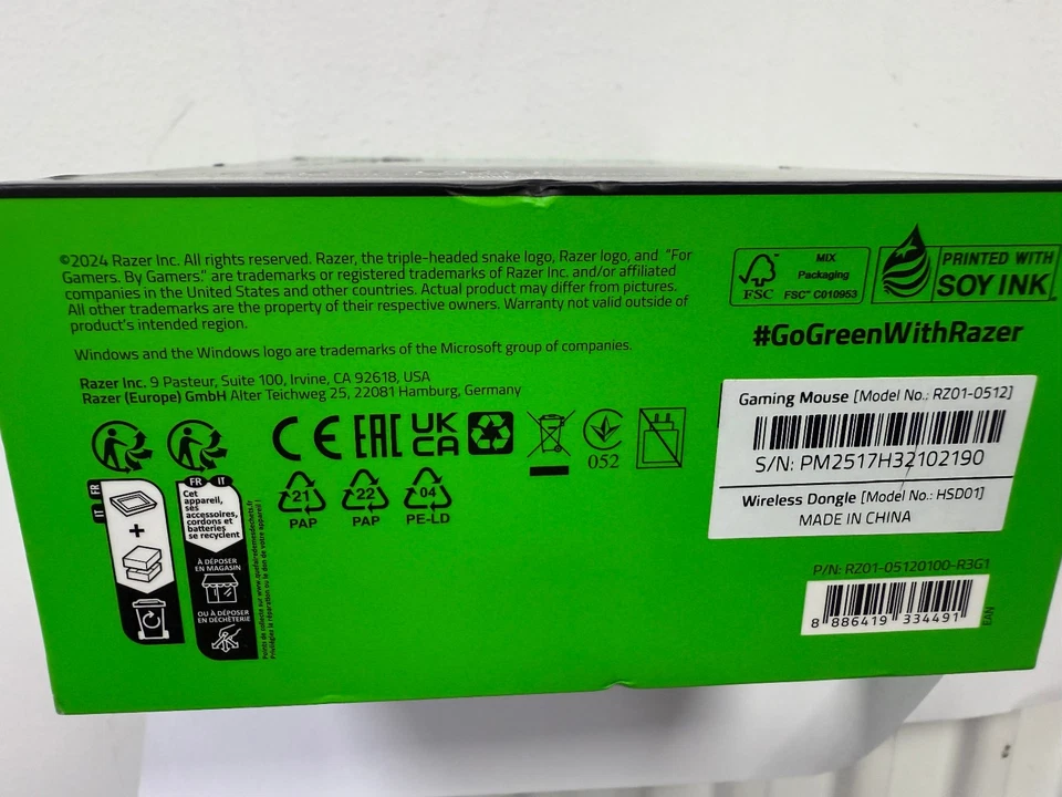 Razer Viper V3 Pro Ultra-Lightweight HyperSpeed Symmetrical ESports Gaming Mouse - Image 3 of 4