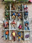 Vintage Mattel 1980s Masters Of The Universe Action Figure Lot Figures MOTU Case