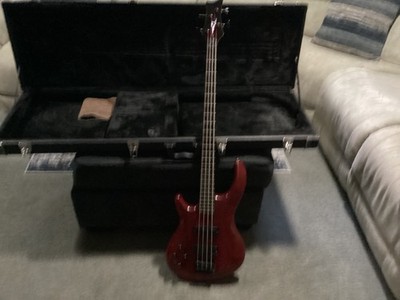 Dean Edge 4 - String Lefty Left Handed Bass, 1990's, with Hardshell Case