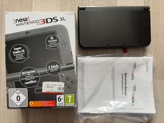 Nintendo NEW 3DS XL Schwarz Black metallic OVP