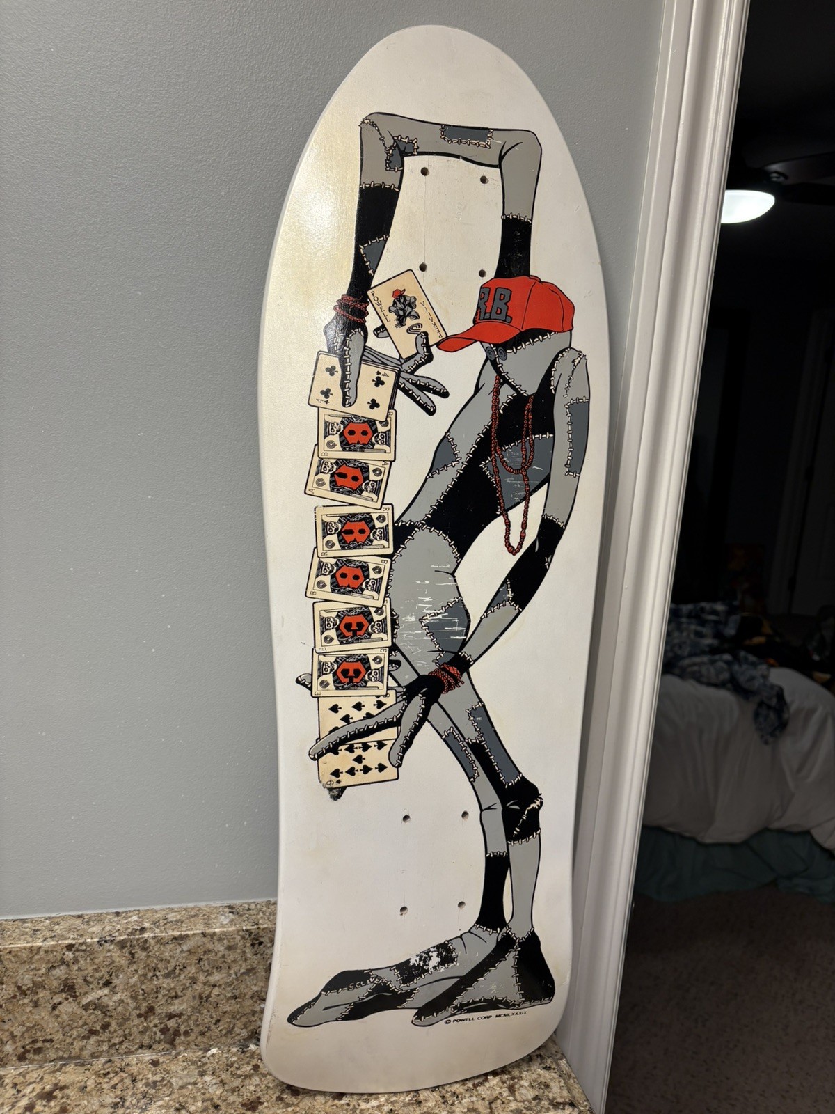 OG Powell Peralta Ray Barbee mini Skateboard Deck. Not a Re-issue White dip
