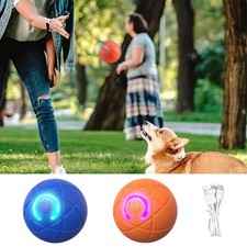 USB Charging Electronic Smart Dog Toy Ball Interactive Pet Automatic Moving Ball