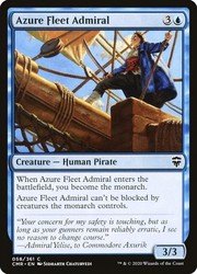 Azure Fleet Admiral #58 Commander Legends