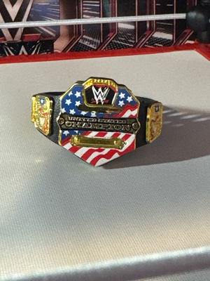 #ad BELT United States Champion for WWE WWF Action Figures NEAR MINT $50.33