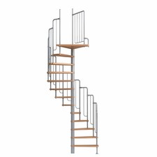 Dolle Spindeltreppe Wendeltreppe Wohntreppe Treppe Holzstufen 12 Stufen 291cm GH