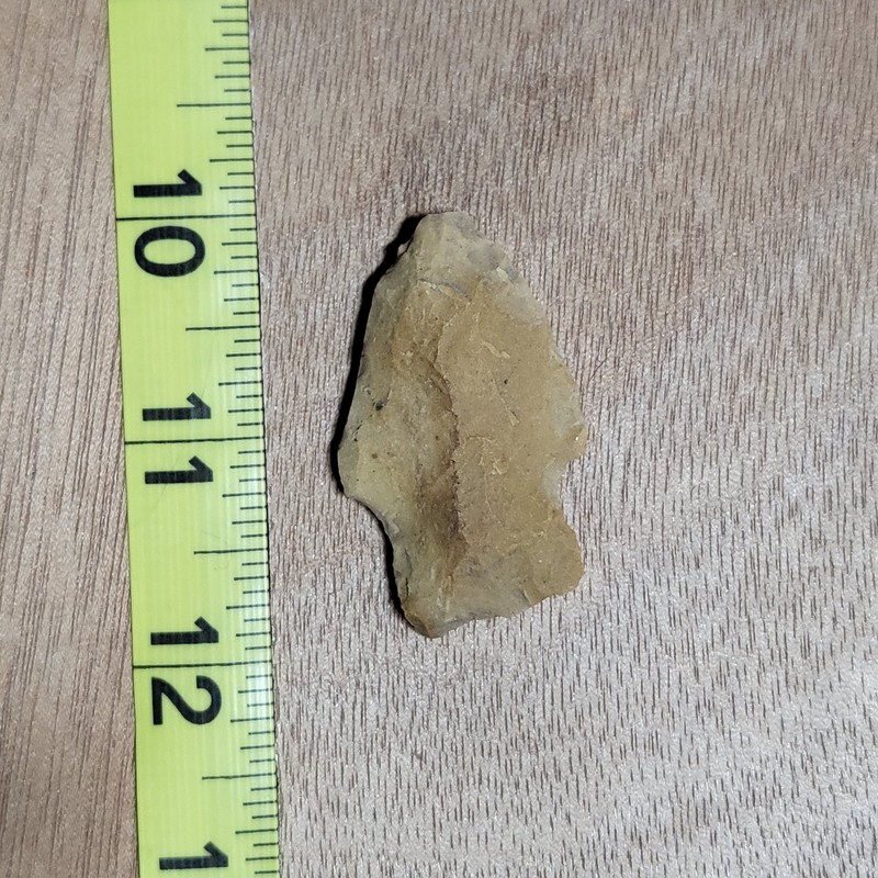 WELL USED AUTHENTIC ARKANSAS STEMMED KNIFE ARTIFACT SPEAR STONE TOOL