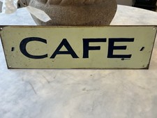 Vintage Metal  CAFE  Sign 18  Rustic Industri...