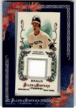 2011 Topps Allen & Ginter Ryan Braun Relics #AGR-RB1