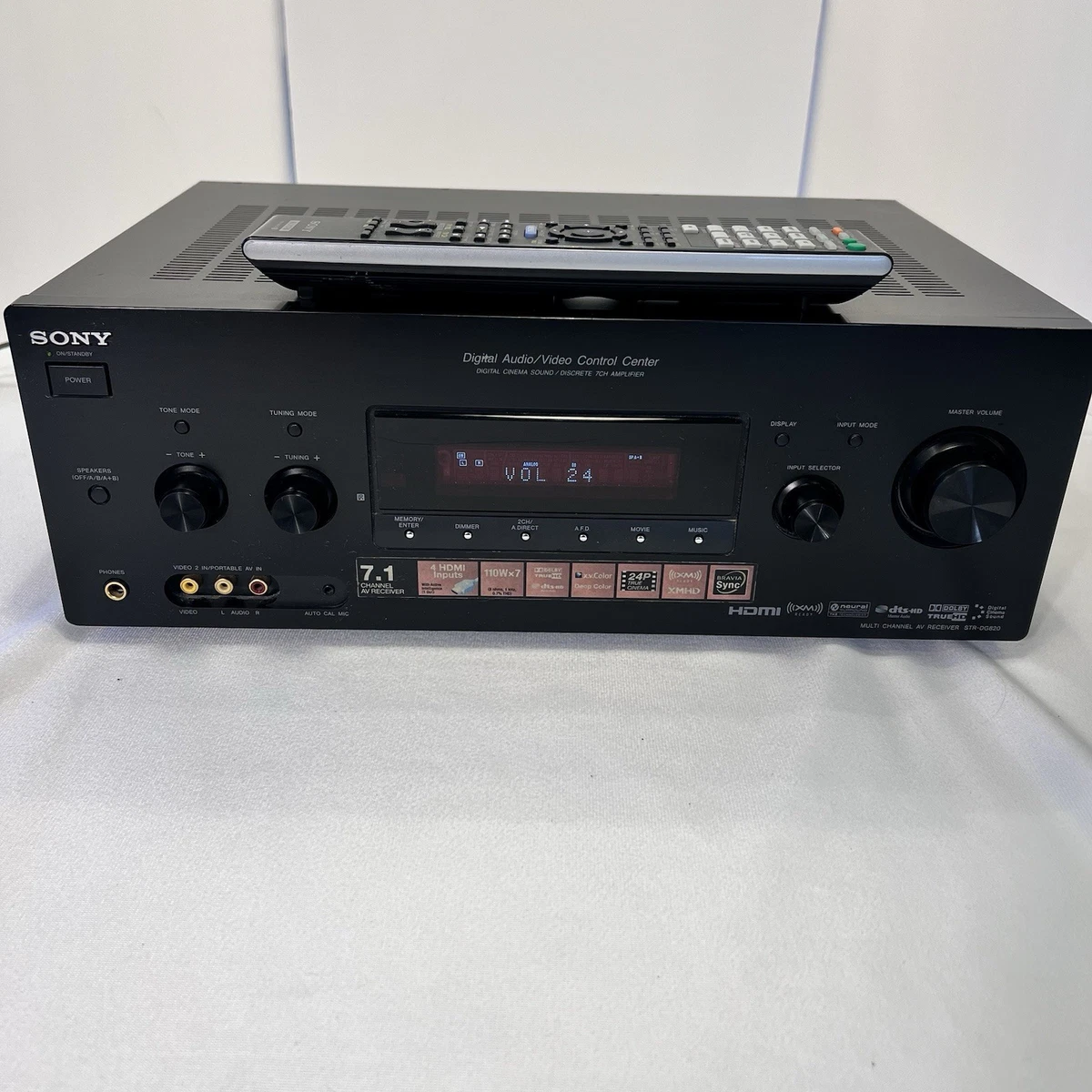 Sony STR-DG820 7.1 Channel HDMI AV Receiver with Remote Control