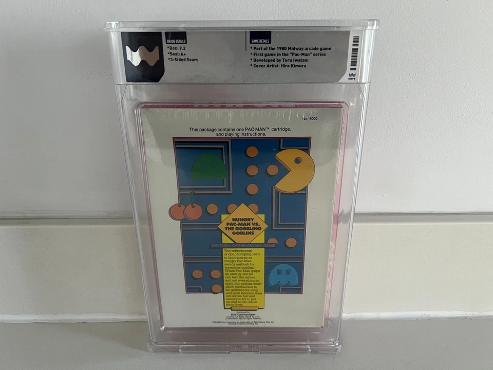 Pac-Man (Intellivision) WATA 9.2 A+ New Sealed Graded VGA CGC PSA Pink Box 1st! - Image 2 of 4