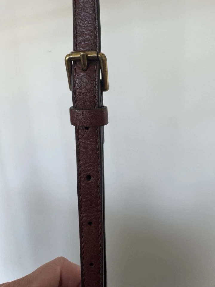 Bolso Bandolera Bolso de Mano Fossil Fiona Dash/Dot Patrón Blanco y Negro con Llavero Foto 4 de 4