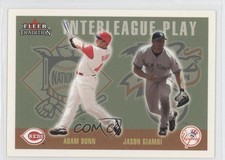 2003 Fleer Tradition Update Interleague Play Adam Dunn Jason Giambi #U265 0q3