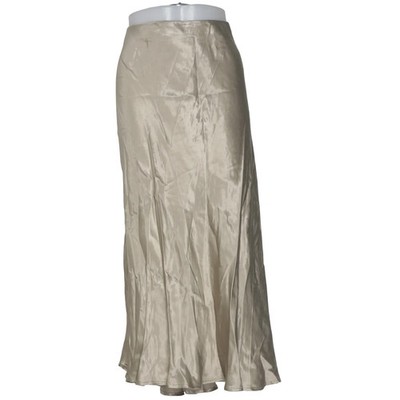 H&M, Maxirock, Größe: XXL, Grün/Gold, Viskose, Batik, Satin, Damen #Vxq