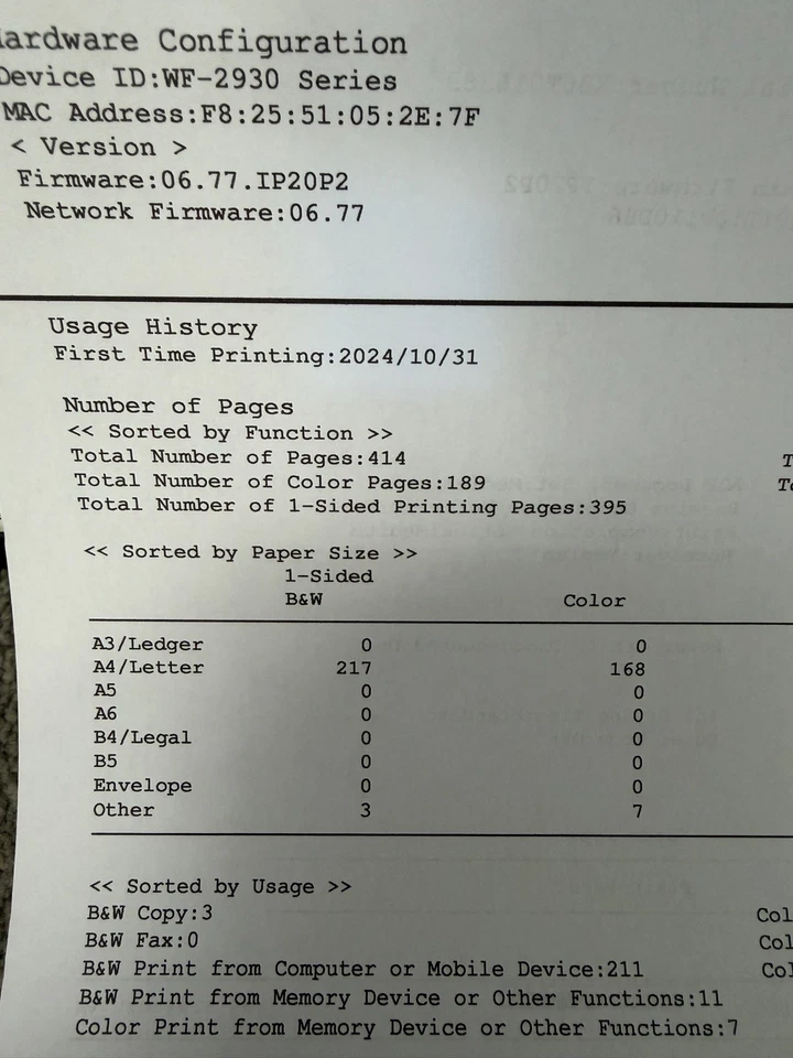 Epson WF-2930 All-in-One Wireless Printer Scanner Copier + Ink – WiFi - Image 2 of 4