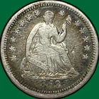 1853-O No Arrows Seated Liberty Half Dime Choice Fine F+/VF Coin #29890