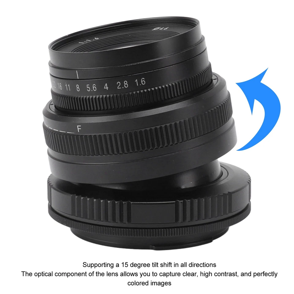 50mm F1.6 Tilt Lens RF Mount Tilt Manual Lens Actively Softens Image For R3 R5C - Image 3 of 4