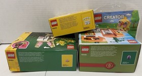 New Lego Easter Spring Builds 40449 Carrot House 40463 Bunny 40202 Chick 30579