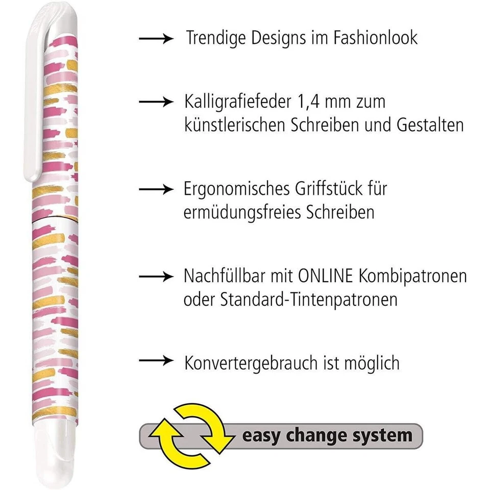 ONLINE Füller Best Writer College 2 Pink Brush - Bild 2 von 2