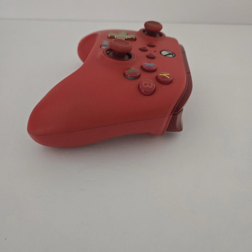 Power A Red Enhanced Wired Xbox One Controller Works - TESTED - Model 1518810-01 - Image 4 of 4