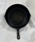Vintage Lodge #8 Cast Iron Skillet  3 Notch Heat Ring  **Very Good Condition**