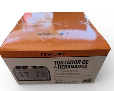 Toaster 4 Slice, Dual Independent Controls, Extra Wide Slot Toasters for Bage...