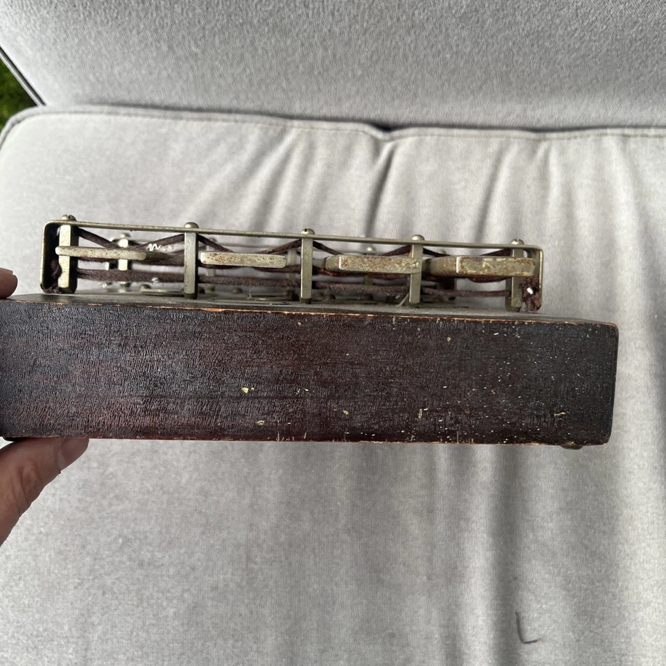 Винтажные антикварные деревянные ксилофонные куранты Deagan на 5 пластин  - Изображение 3 из 4