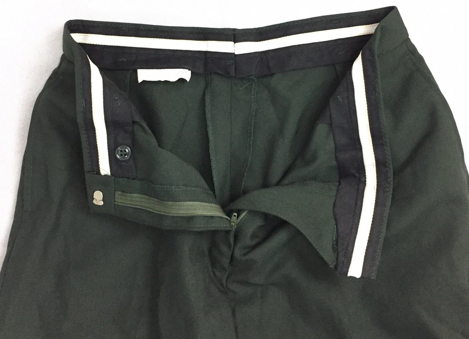 Pantalones DPSC Ejército de los Estados Unidos Militar Mezcla de Lana - Para Mujer Talla 14MR - Verde - Lote de 2 Foto 4 de 4