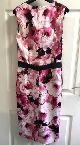 DOLCE & GABBANA SATIN FLORAL Wiggle Shift Dress 40 IT / 8 - 10 UK - Picture 5 of 12