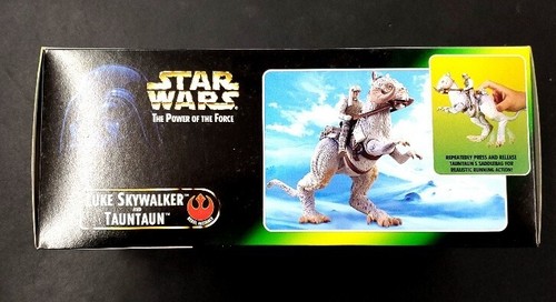 Star Wars Power Of The Force Luke Skywalker & Tauntaun Figure 1997 MISB NEW - Picture 4 of 6