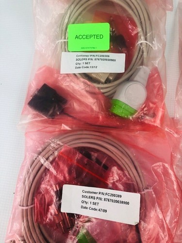 GE Vivid V7/E9/S6, S5 ECG Stress Cable Kit FC200389 (T1844) - Picture 5 of 6