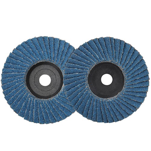 75mm Flap Wheel Type R Sanding Disc With 10mm Bore 60 Grit For Angle Grinder - Picture 9 of 12