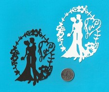 Wedding Die Cuts- 6, pcs. Wedding with Love - Scrapbooking, Greeting Cards