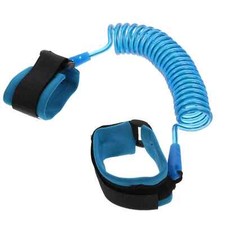 Anti Lost Safety Wrist Link Child Safety Harness Strap Band Wristband Blue