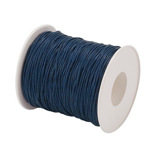 100yds/Roll Waxed Cotton Threads Round Beading Cords Strings Spool Tiny 1mm DIA - Picture 75 of 133