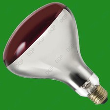 4x 250W Infra Red Heat Bulb Ruby Red ES E27 Lamp, Muscular Healthcare Rheumatism